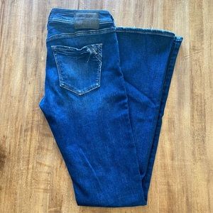 Silver Boot Cut Jeans